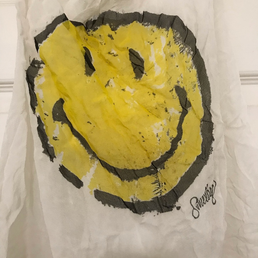 Religion smiley face Tank with tie - Picture 2 of 16